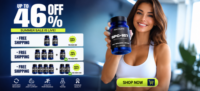Official Body Protection Compound BPC Capsules offer page with free shipping bundles